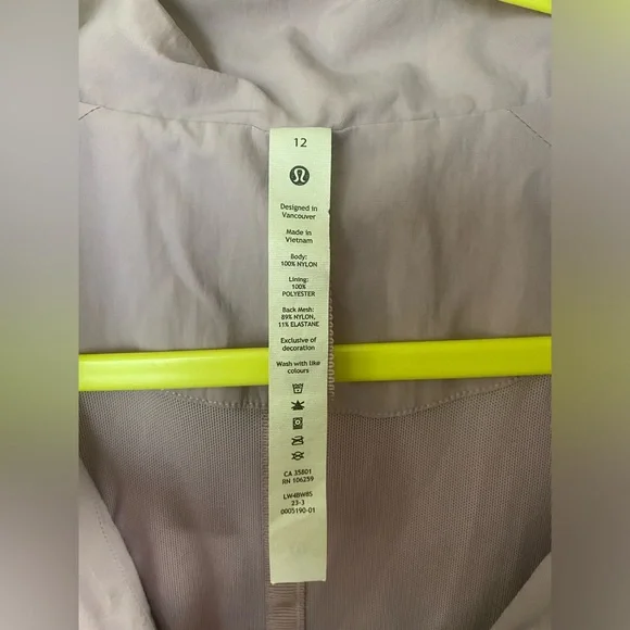 Lululemon Women’s Always Effortless Jacket Zip Up AEJ Dusty Rose Size 12 - Picture 6 of 12